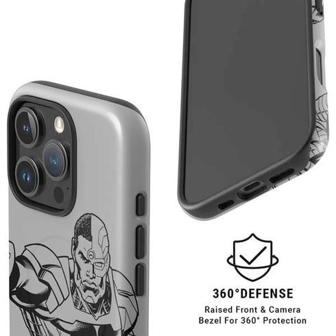 DC Comics Cyborg Comic Pop iPhone 16 Pro Magsafe Impact Case